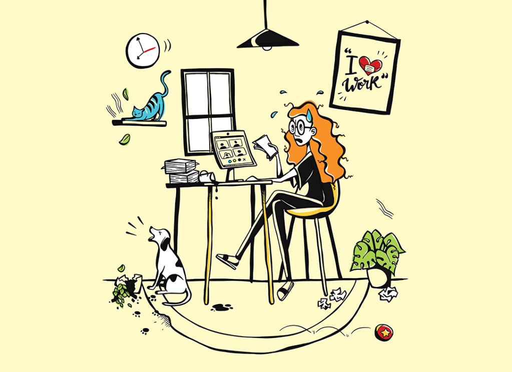 Maioria das empresas não arca com internet e energia no home office