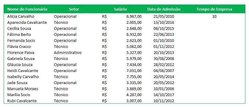 excel3 Planilha de Excel