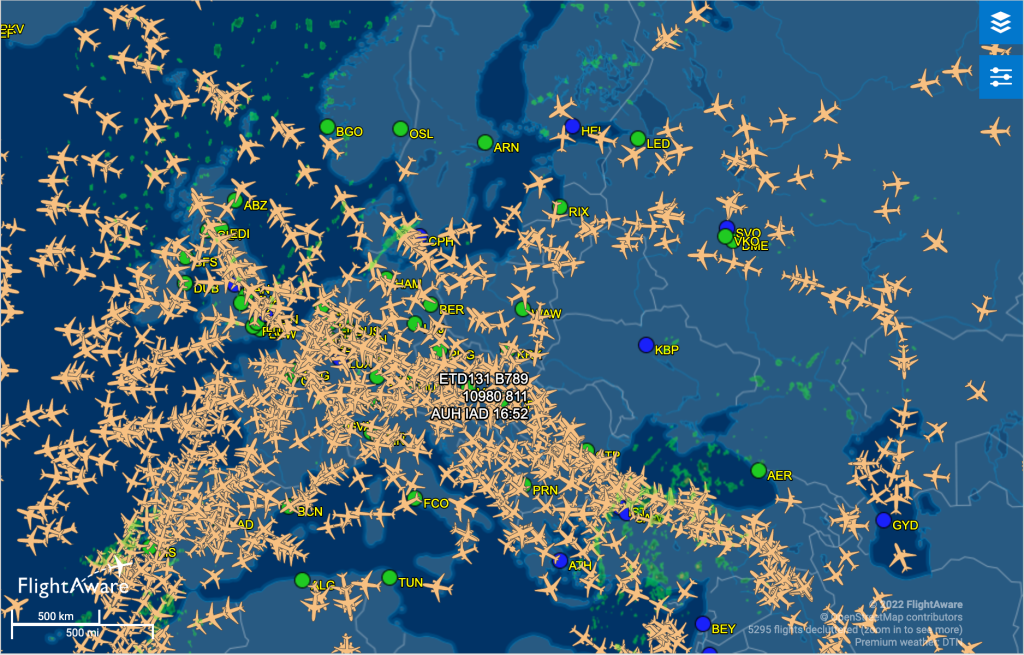 espaço aéreo ucrânia