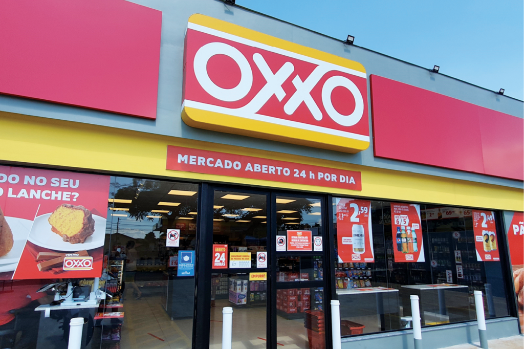 Fachada do mercado Oxxo