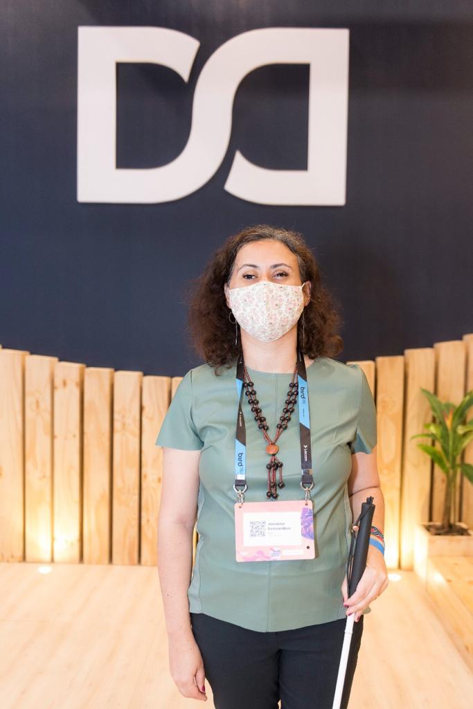 Janaina Bernardino, designer especialista em acessibilidade da Dasa -