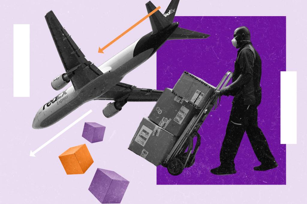 Resultado fraco da FedEx aumenta o temor de uma recessão global