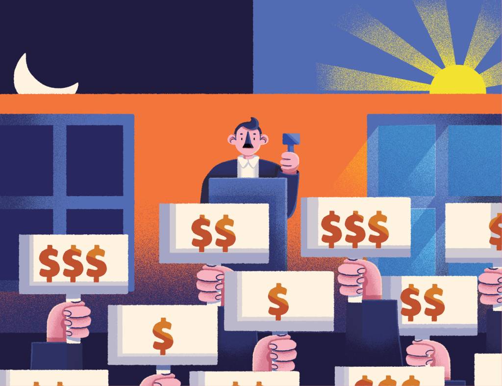 O que são os leilões da bolsa?