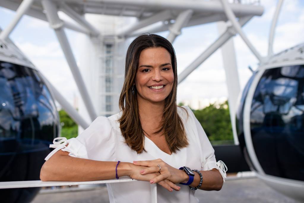 Karine Brandão, vice-presidente comercial e de marketing da AXA no Brasil. 