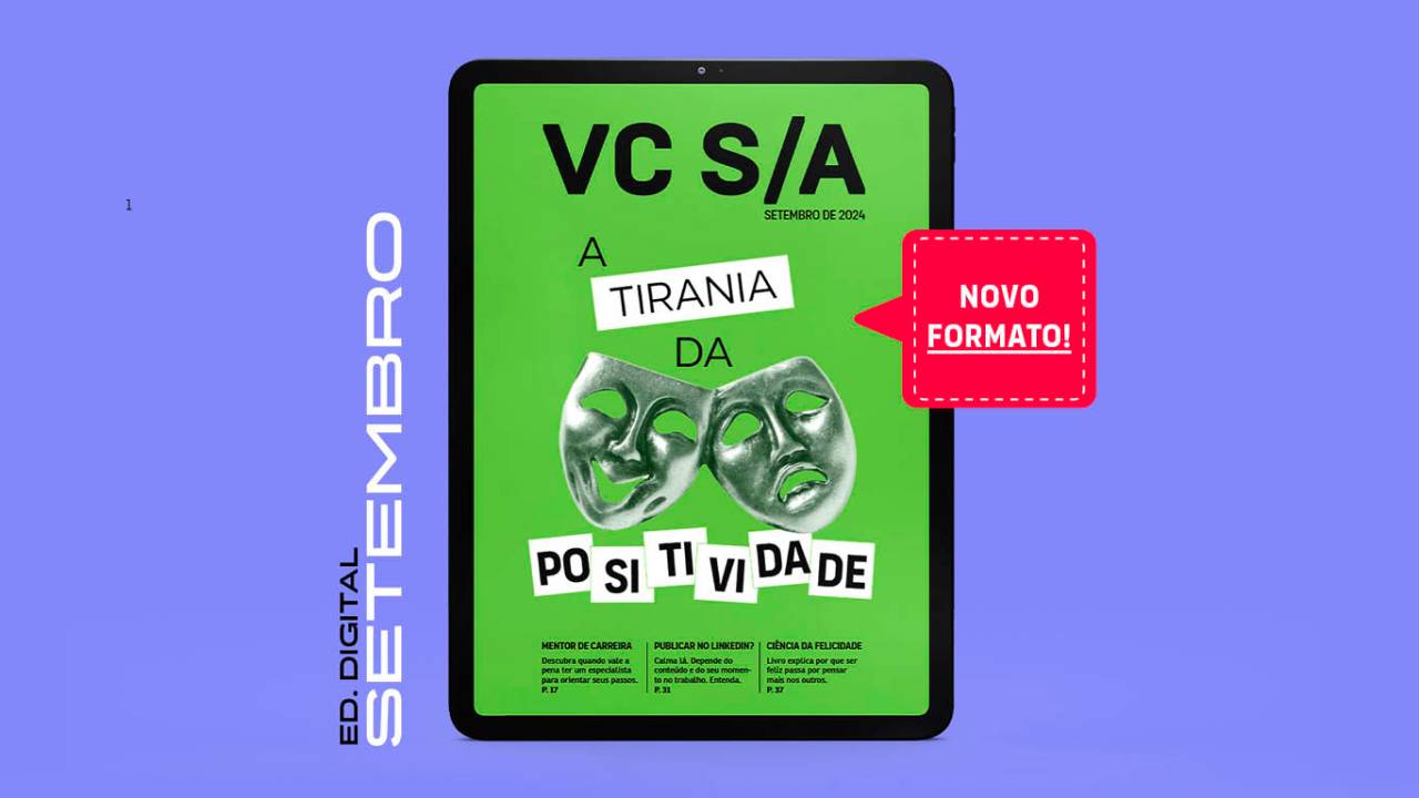 Imagem de divulgação da edição online da Voce SA.