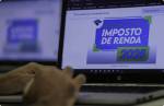 Fotografia do site do imposto de renda.